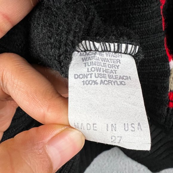 Vintage Clifton Place Mens Size L  Aztec Design Mock Neck - Picture 5 of 9